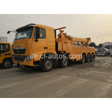 Sinotruk Howo 10x4 5 Achsen 360 Grad 50T 60T 70T Schwer Duty 12 Wheel Road Wrecker Truck